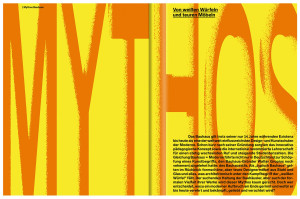 Doppelseite für das Magazin bauhaus now für das Jubiläum 100 jahre bauhaus